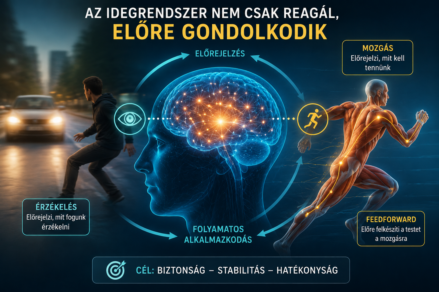 You are currently viewing Miért nem csak reagál az agyunk? – Az idegrendszer előre gondolkodik